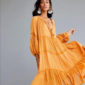 NWOT Free People In The Moment Midi Dress